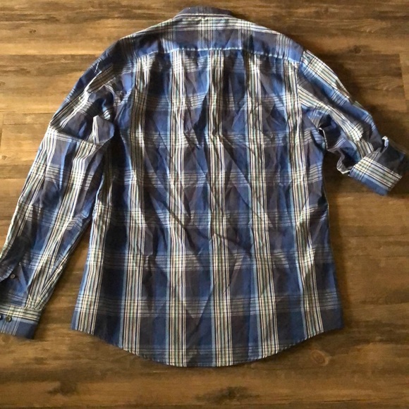 Men’s Alfani Plaid Button Down size M - Picture 10 of 10